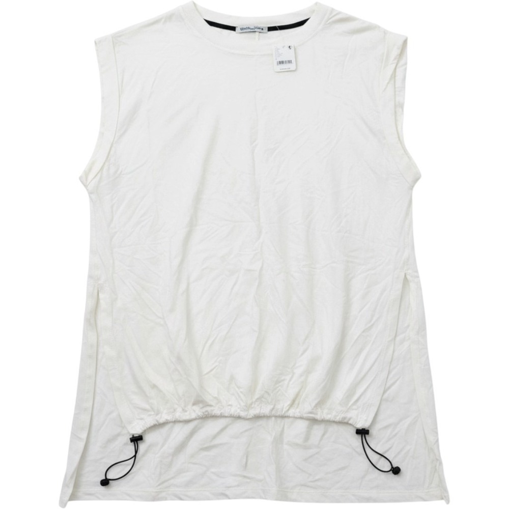 NWT FP Movement Sport Mode White Adjustable Bungee Toggle Muscle Tee Tank Size L